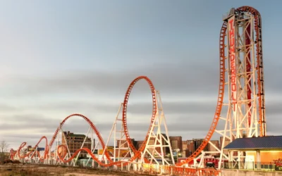 Seconden achtbaan aan gevoelens